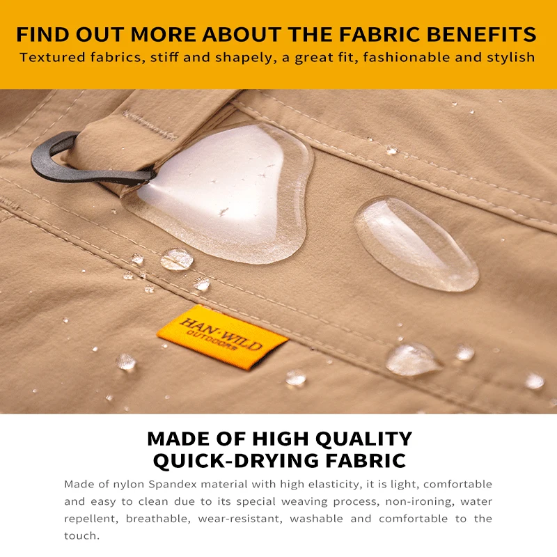 Pantalones casuales militares ligeros para hombres, pantalones largos del ejército impermeables, pantalones tácticos de secado rápido para acampar, pantalones de trabajo militares - imagen 3