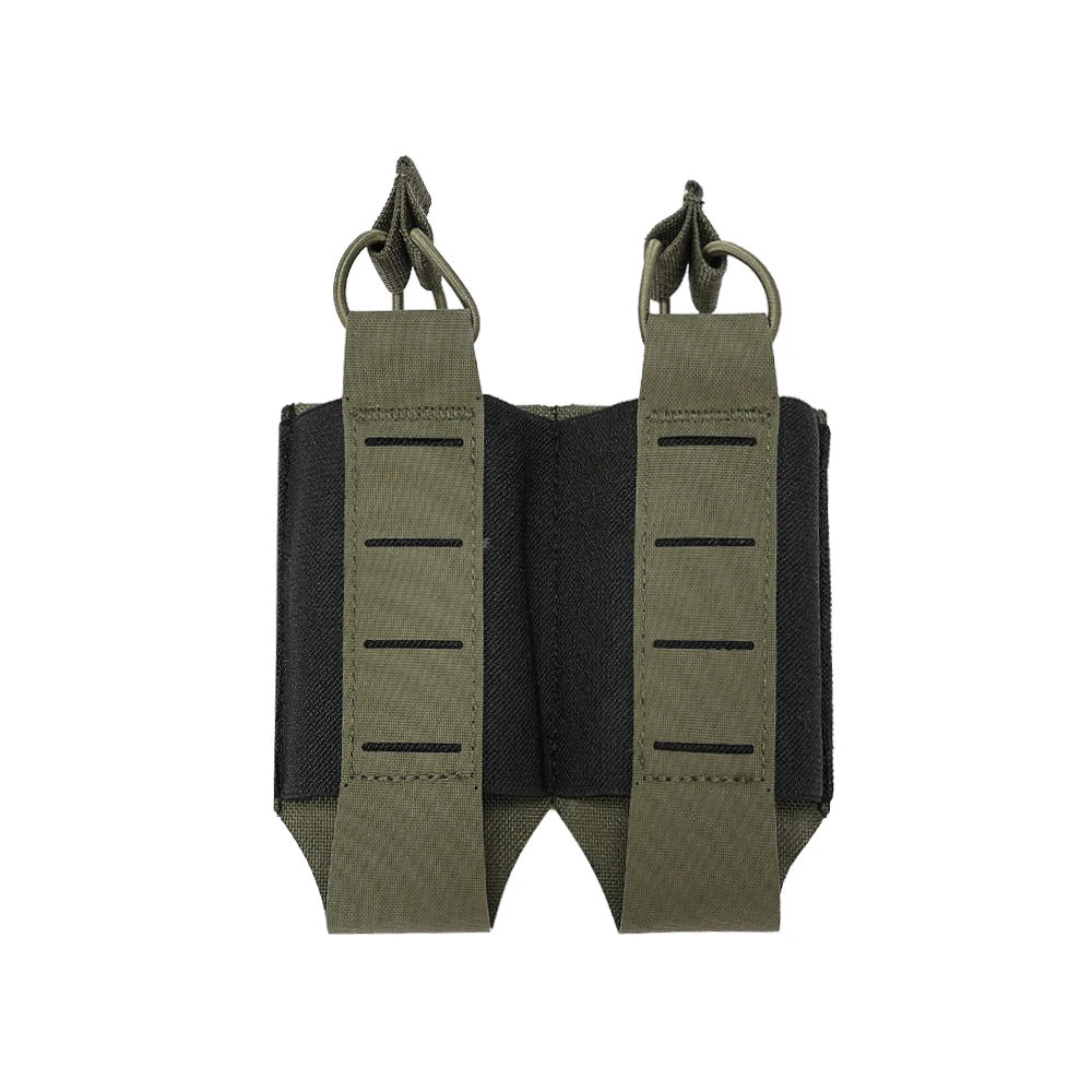 Tegris táctico de nailon 500D, 8 capas®Bolsa de doble imán AR M4, 5,56/7,62, portador de corte láser, bolsa Molle, soporte para revistas, equipo Airsoft - imagen 4