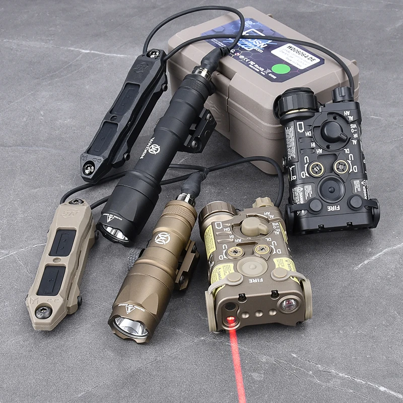 NGAL IR láser rojo verde azul con puntería M300A M600C, linterna de Metal para caza, partes de Airsoft, luz blanca, luz LED de exploración, ajuste de 20MM - imagen 2