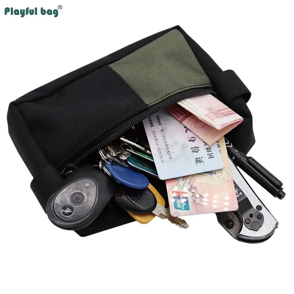 Bolsa de almacenamiento de herramientas EDC táctica para exteriores, bolsa de accesorios compacta multifuncional, bolsa para artículos diversos, bolsillo de caza AVA324 - imagen 5