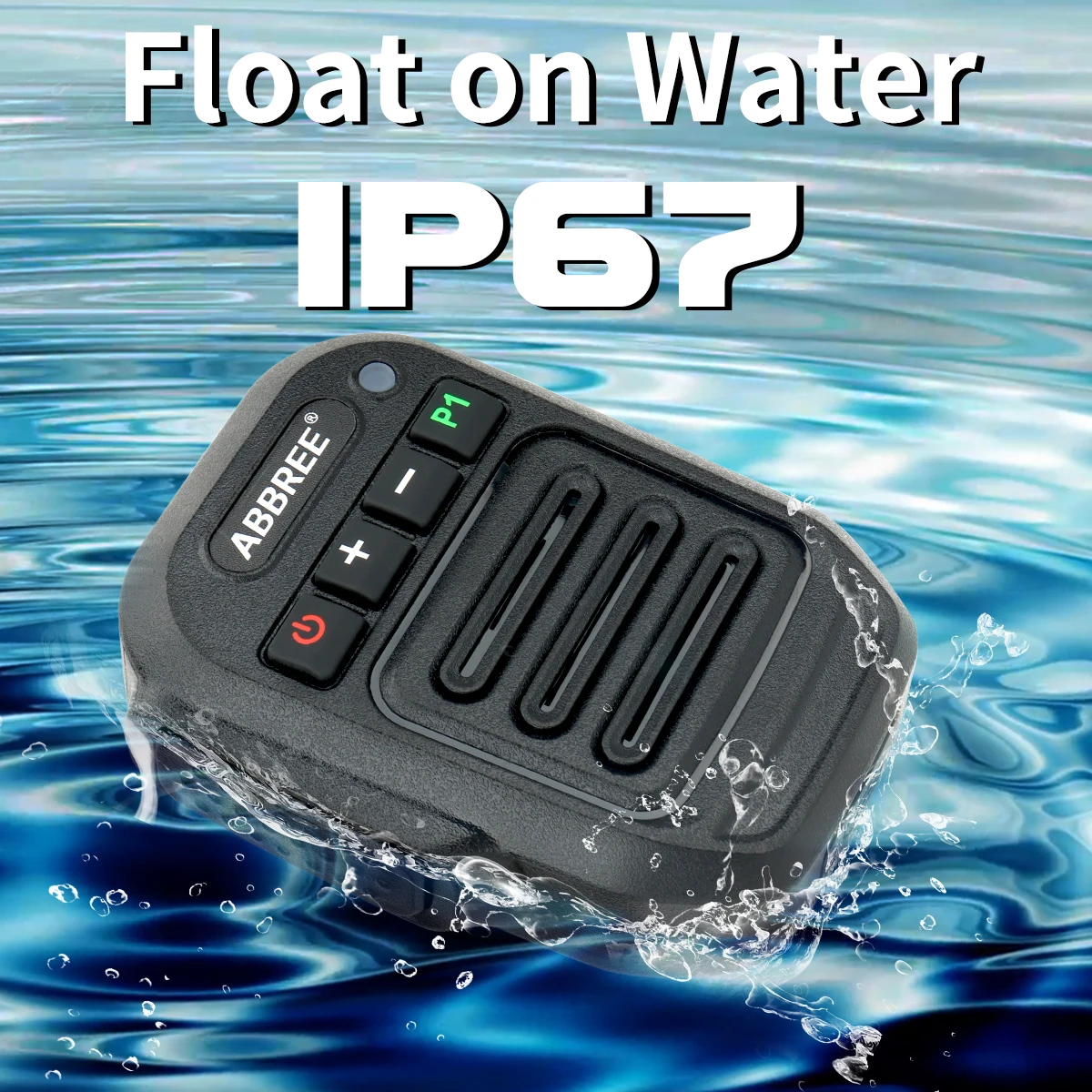 ABBREE-altavoz inalámbrico de mano con Bluetooth, Radio Walkie Talkie con micrófono, IP67 resistente al agua, para BaoFeng UV-5R Quansheng K5 (8) 5R - imagen 3