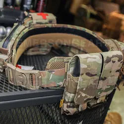 Emersongear-Cinturón táctico de combate de alta resistencia, MOLLE, utilidad para exteriores, pulsera Airsoft, acolchado, caza de patrulla