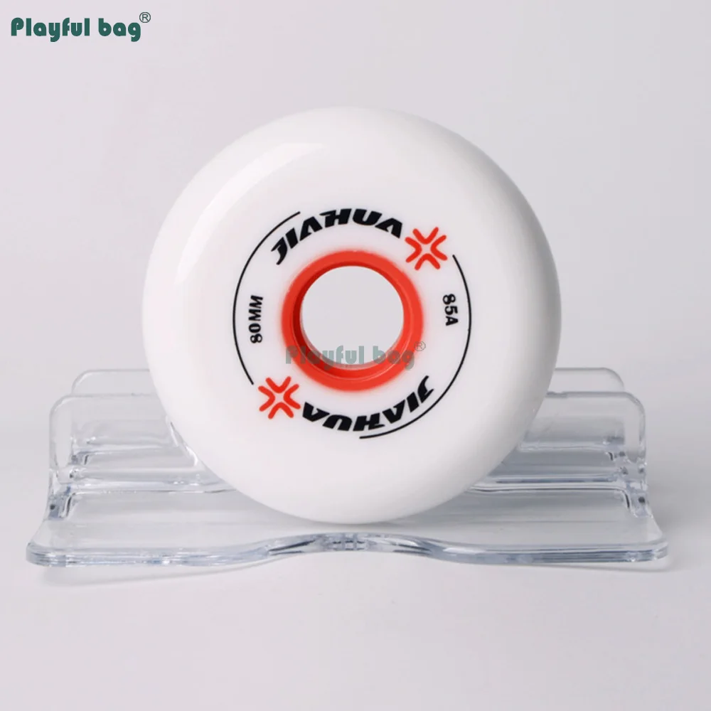 Patines en línea profesionales ruedas de núcleo completo 64MM 72MM 76MM 80MM 85A rueda de velocidad de PU alta elasticidad resistente al desgaste AMB317 - imagen 3