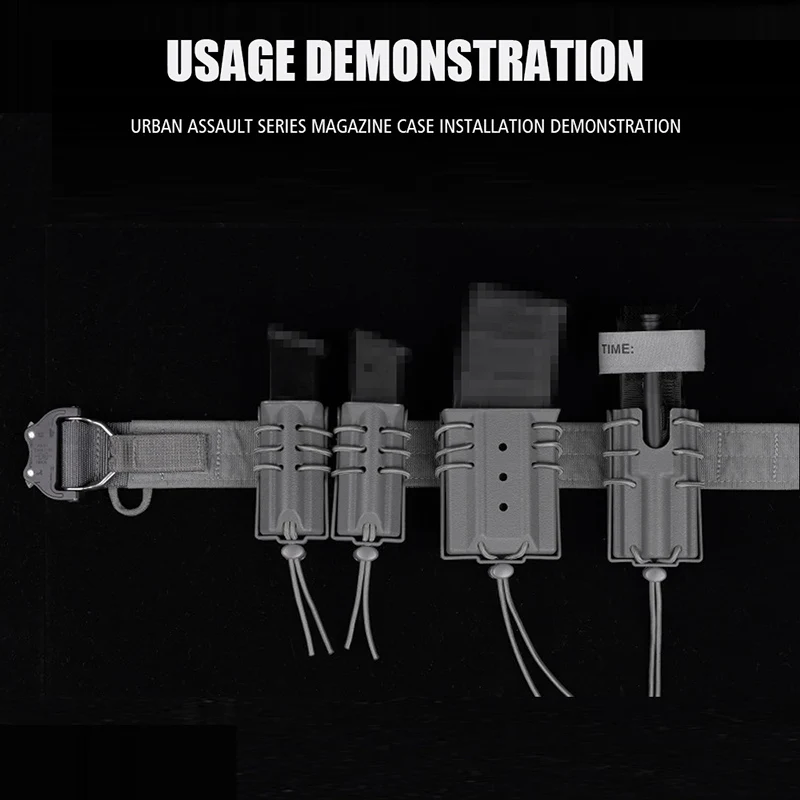 Bolsa táctica Mag para Glock 9MM 0,40 357SIG 45CAP 10MM Pistol Airsoft Mag Pouches Urban Assault Series - imagen 5