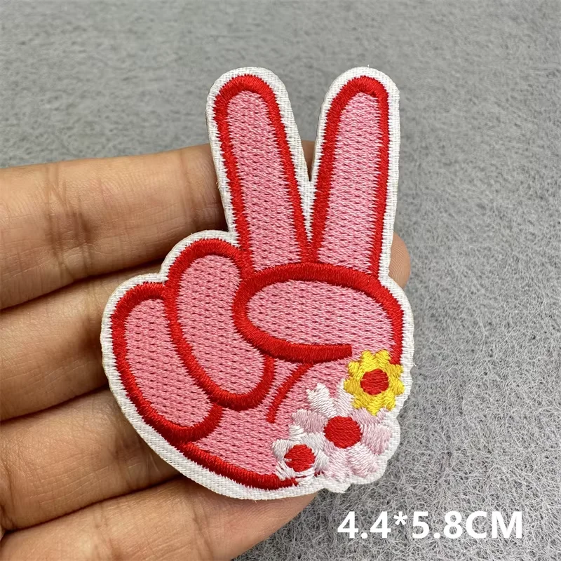 Parche bordado de dibujos animados, parches bordados de póker para ropa, chaquetas, pantalones vaqueros, apliques para coser, parches para planchar para ropa DIY - imagen 5