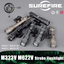 Surefire Linterna Táctica LED IR – Airsoft con Modo Estroboscópico