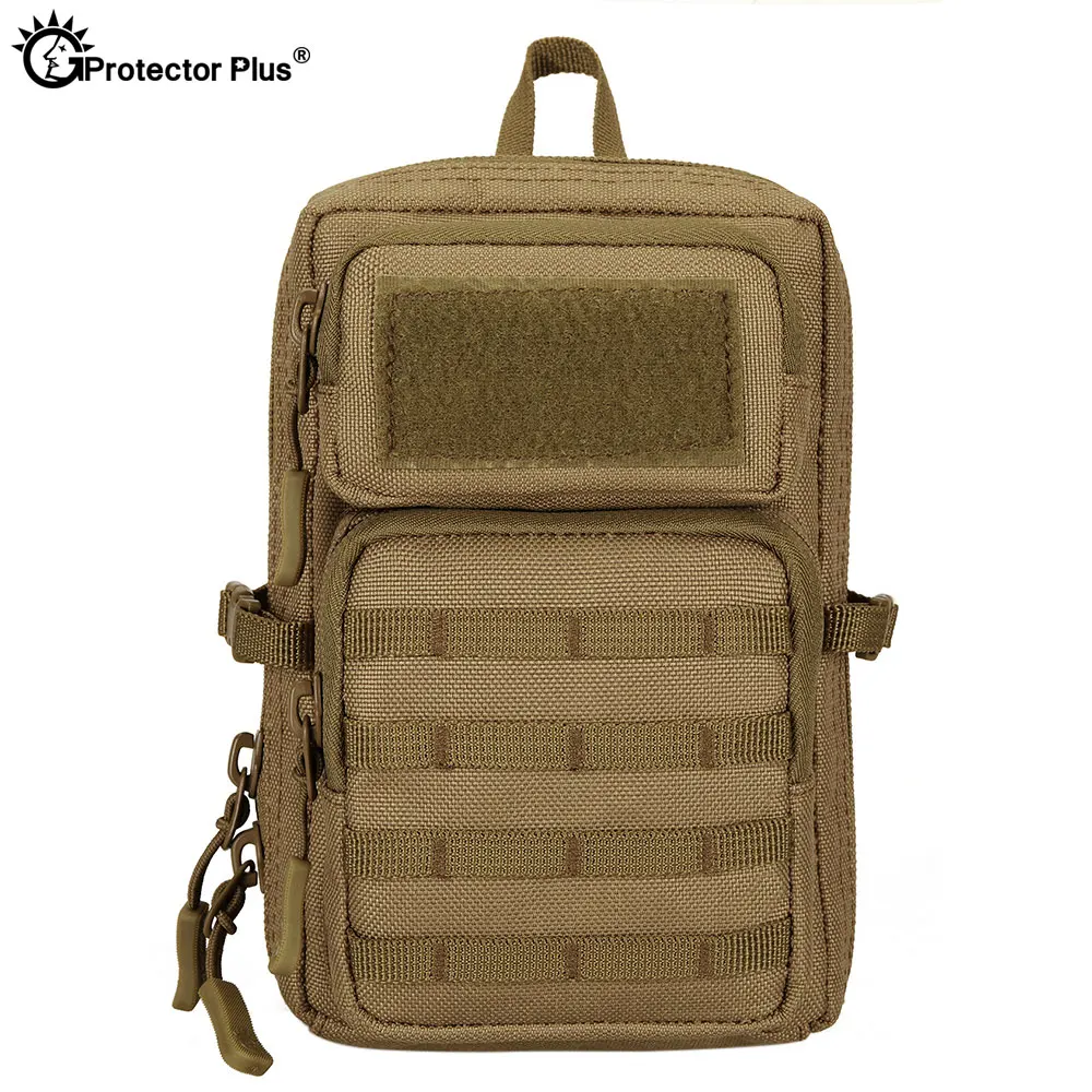 PROTECTOR táctico 3P para teléfono móvil, bolsa Molle de nailon impermeable de camuflaje, riñonera militar para senderismo al aire libre y ciclismo - imagen 3