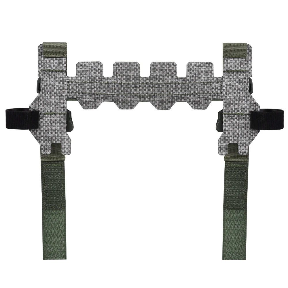 Adaptador de Panel frontal de hebilla de solapa rápida para AVS, chaleco táctico, portador de placa, caza, tiro, Paintball, equipo Airsoft - imagen 5