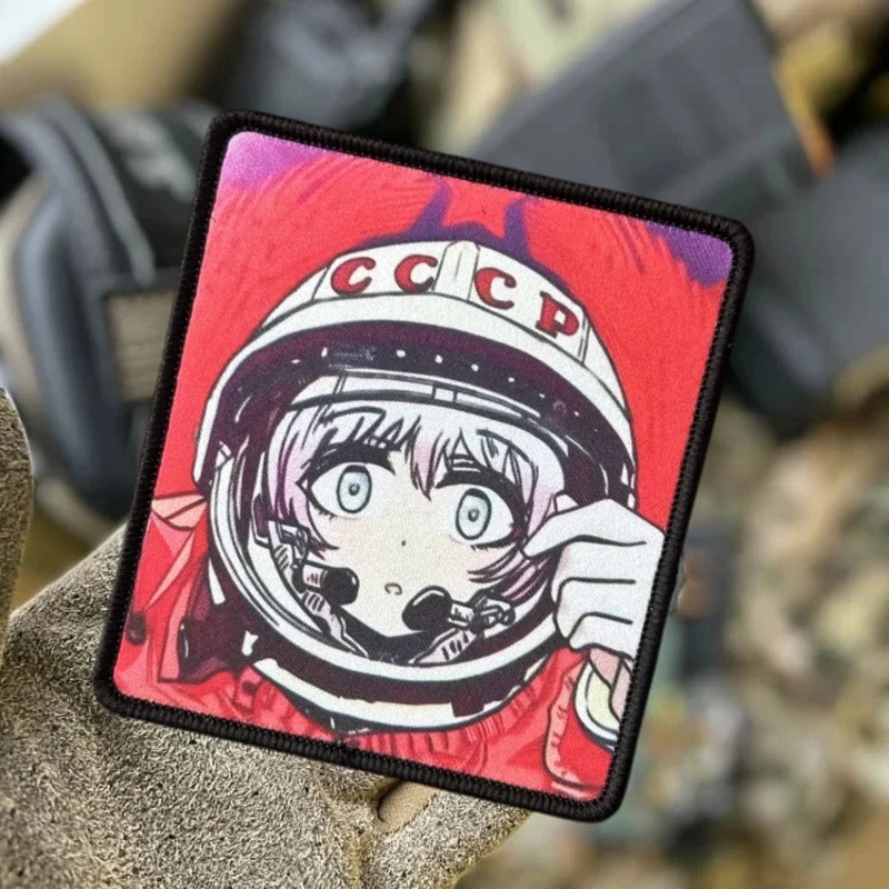 Parche táctico anime con velcro – Moral para mochila o brazalete - imagen 2