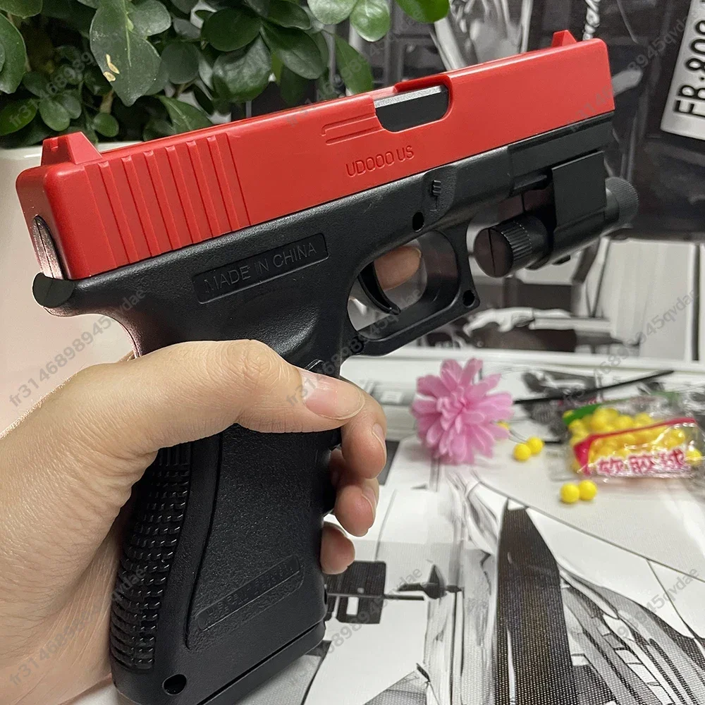 Pistola de juguete G17 con láser - Airsoft y juego CS para niños - imagen 5