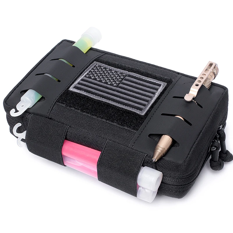 Bolsa médica táctica Molle, Kits de primeros auxilios del ejército militar al aire libre, bolsa de supervivencia de emergencia, Camping, senderismo, caza, paquete de herramientas EDC - imagen 2