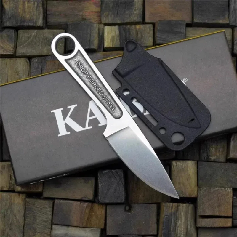 Cuchillo de supervivencia recto alta dureza con funda integrada EDC