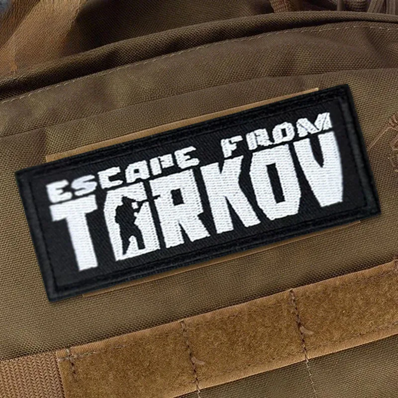 Parche táctico de moral de cazador de francotirador, parches bordados con gancho y bucle divertidos, insignia militar, pegatinas para mochila, brazalete, aplique para casco - imagen 4