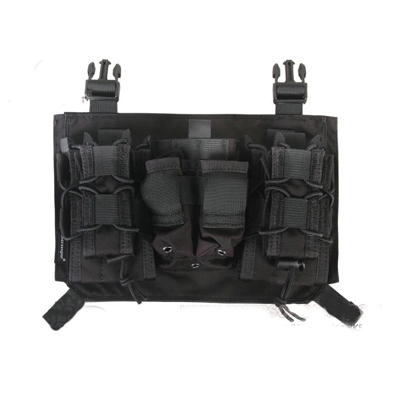 Emersongear-Panel de asalto táctico, hebilla de 1 ", portador de placa Modular frontal de 556, 9mm, bolsa Mag para LAVC JPC, nailon - imagen 3
