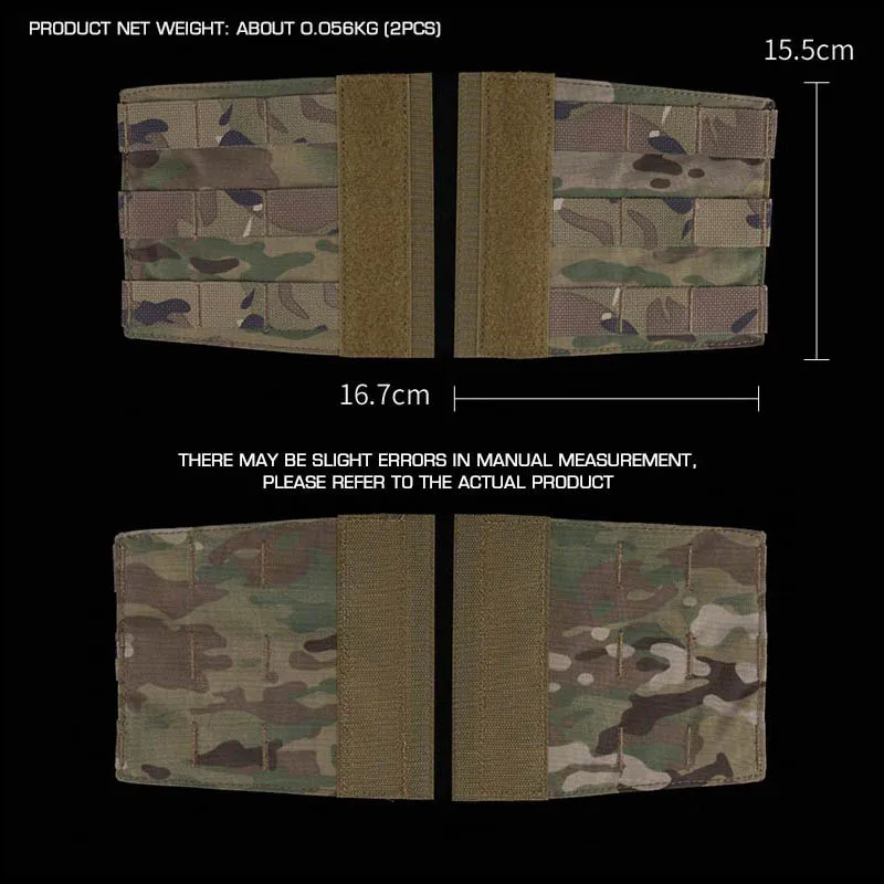R Molle-Chaleco táctico con Panel lateral de camuflaje, accesorios para colgar en el pecho - imagen 2