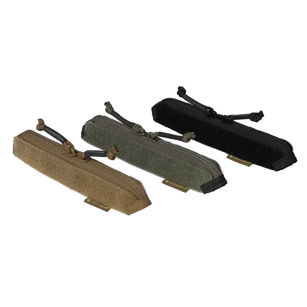 Emersongear-Chaleco táctico con bolsillo para el pecho, tapa con cremallera, portador de placa, bolsa para el pecho, reemplazo de cubierta con cremallera, Airsoft, caza, combate EM9713