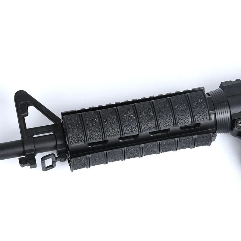 Cubierta de riel a cuadros negra táctica de 6,25 pulgadas para AR15, riel Picatinny de 20mm, accesorios para pistola Airsoft Tou, 3 uds. - imagen 3