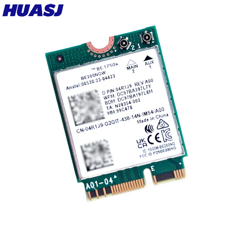 BE1750x última tarjeta Wi-Fi Wi-Fi 7 triple banda 2,4/5/6 GHz 5,8 Gbps BT5.4 compatible con M.2 PCIe 802.11BE BE200NG Gigabit 5G - imagen 4