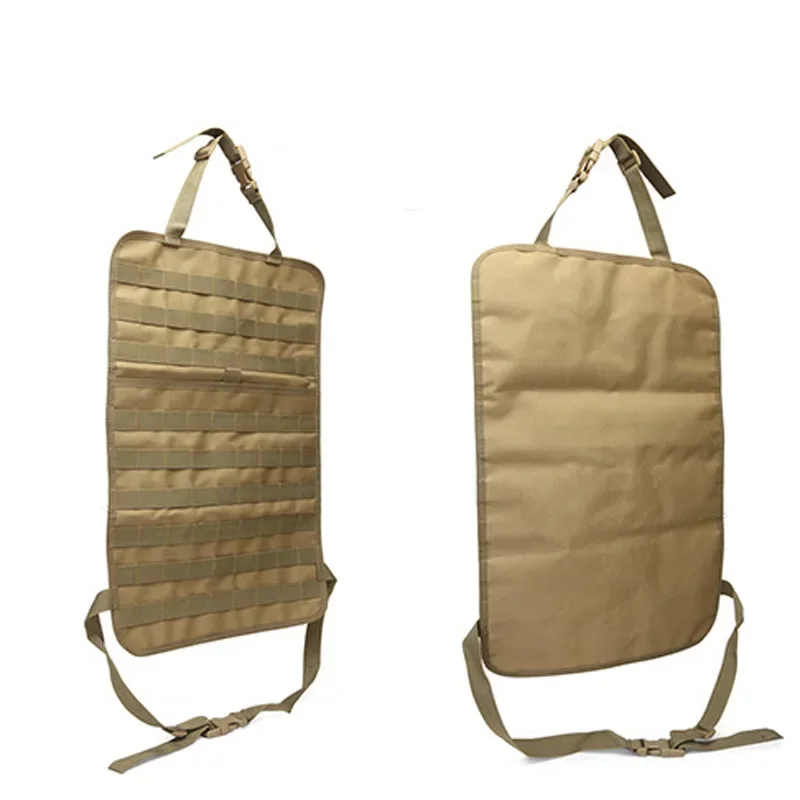 Organizador táctico para asiento trasero de coche, accesorios deportivos multifunción, paquete de bolsillo de almacenamiento, funda de asiento Molle para exteriores - imagen 3