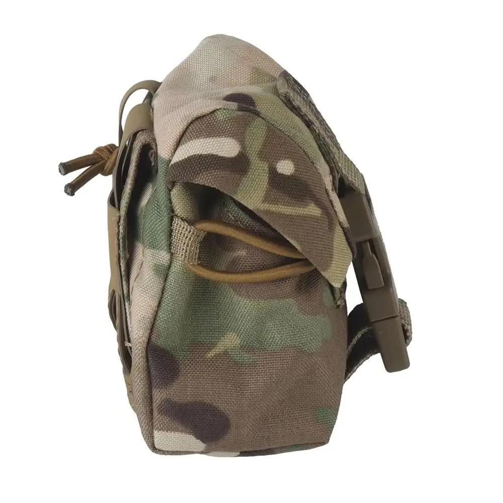 Bolsa táctica multifuncional para granada, bolsa de almacenamiento con cinturón MOLLE, instalación de expansión, equipo de combate de caza, bolsa para granada - imagen 3