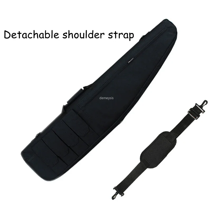 Mochila táctica para Rifle y pistola, bolsas con correa para el hombro acolchada para exteriores, estuche de almacenamiento para escopeta, tiro de caza, 70, 95 y 115cm - imagen 4