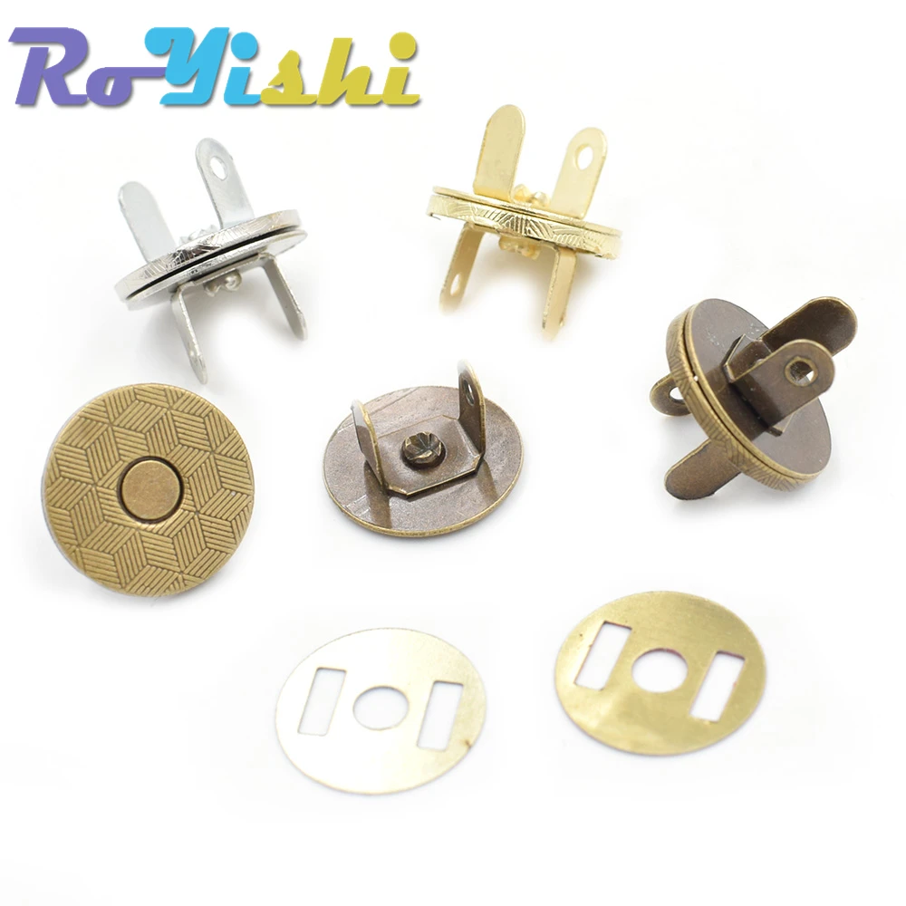 10 unids/pack 10-18mm botones magnéticos finos bolsas imán hebilla de adsorción automática botones de Metal broches botones de cartera - imagen 4