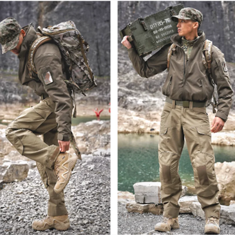 Pantalones militares tácticos Assault 3,0, Trekking al aire libre, antisalpicaduras, ciclismo de otoño, pantalones de entrenamiento de trabajo de combate duradero - imagen 5