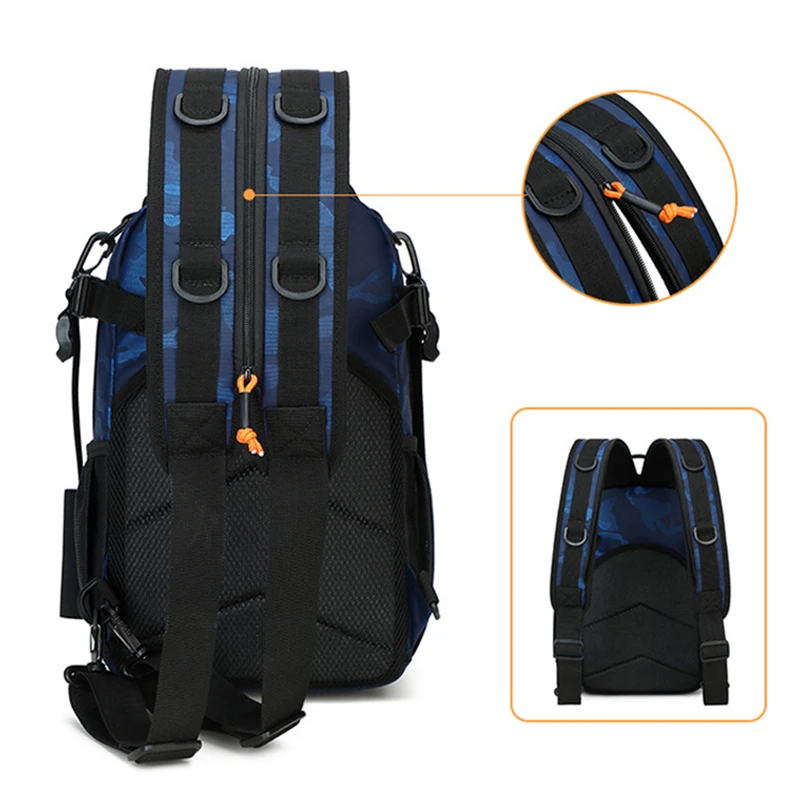 Mochila de escalada con señuelo, gran capacidad, senderismo, montañismo, bolsa de pecho, mochila de viaje multifuncional para deportes al aire libre - imagen 5