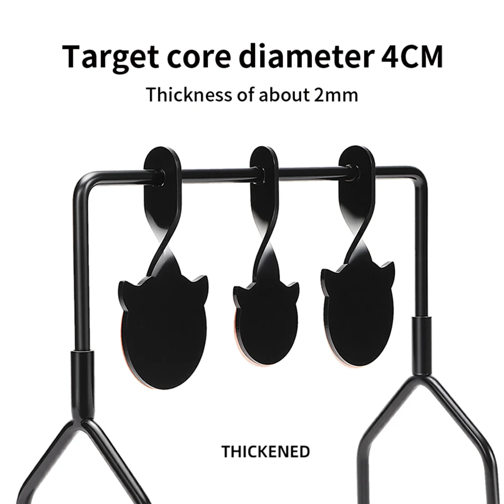 Accesorios de práctica de puntería para entrenamiento de tiro de caza al aire libre, carillón de viento, objetivo de Metal giratorio - imagen 5