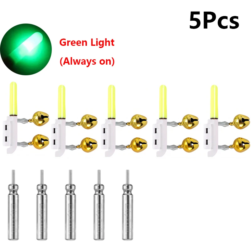 5Pcs Green Light