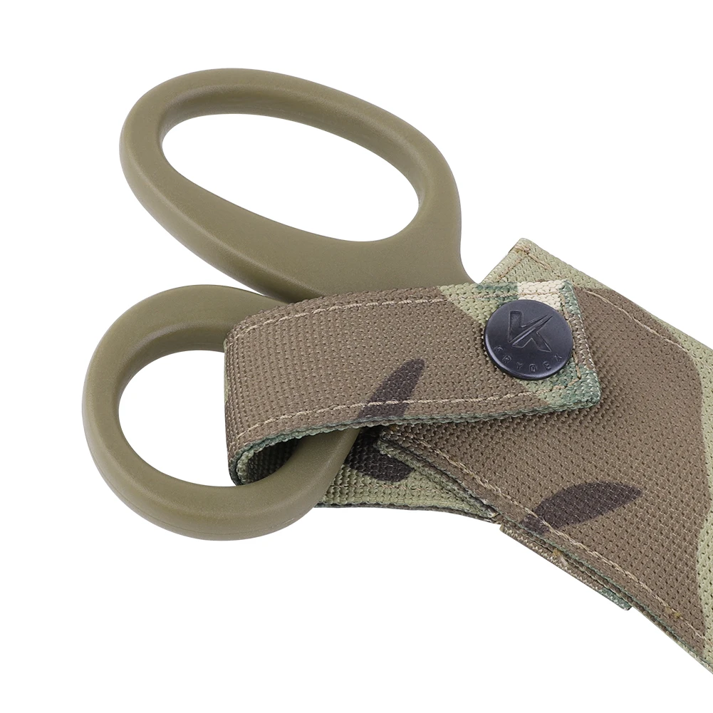 KRYDEX-Bolsa de tijeras médicas tácticas, funda de tijera EMT, soporte de herramientas de mano MOLLE, accesorios para caza al aire libre - imagen 4