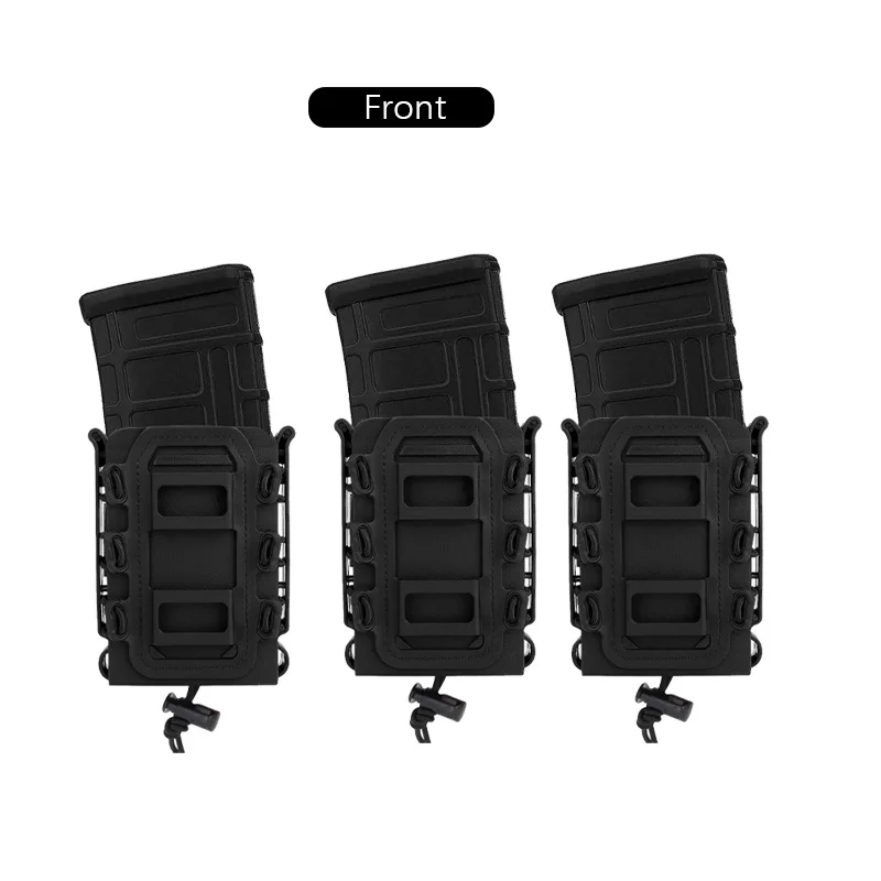 Bolsas MOLLE rápidas universales, Clip para cinturón apto para 9/5, 56/7,62mm, bolsa para revistas Molle, accesorios para caza Airsoft M4 AR - imagen 3