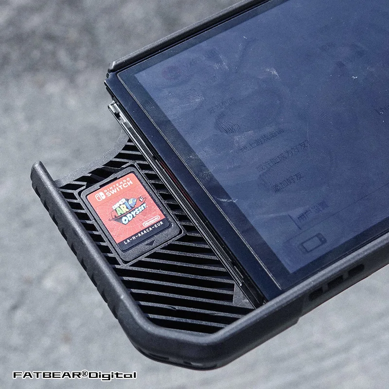 Fat Bear adecuado para consola de juegos NS Swi tch OLED, funda protectora táctica anticaída - imagen 5