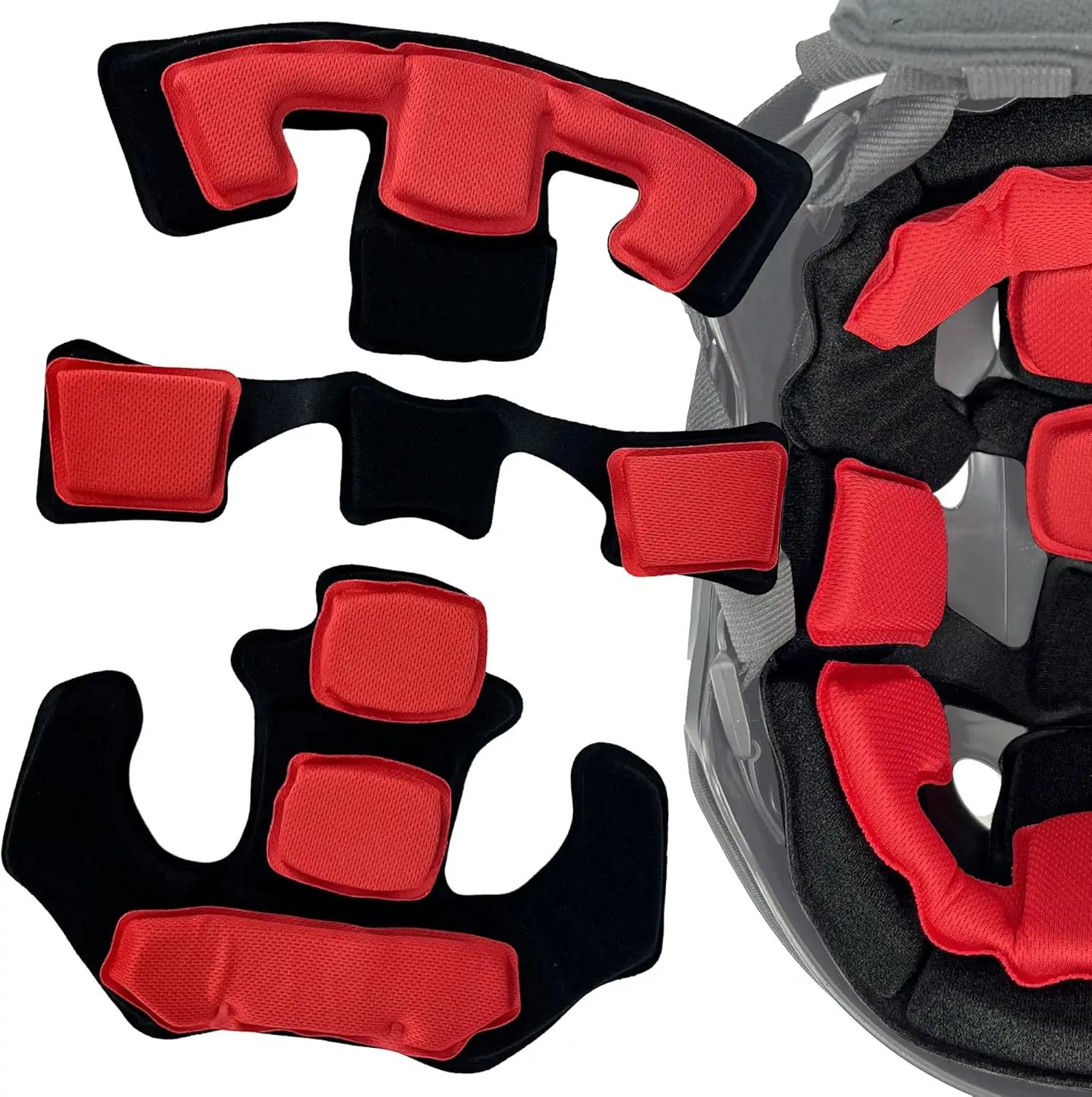 Universal Tactical Helmet Memory Foam Pad Set - Protective Replacement Inserts for Fast/Mich/ACH/USMC/PASGT/EX Airsoft Outdoor - imagen 3