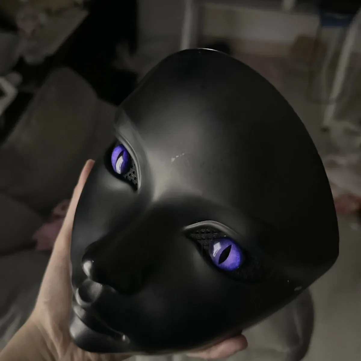 Máscara facial completa para fiesta, disfraz de película, accesorio de mascarada, Halloween, Navidad, ajustable - imagen 2