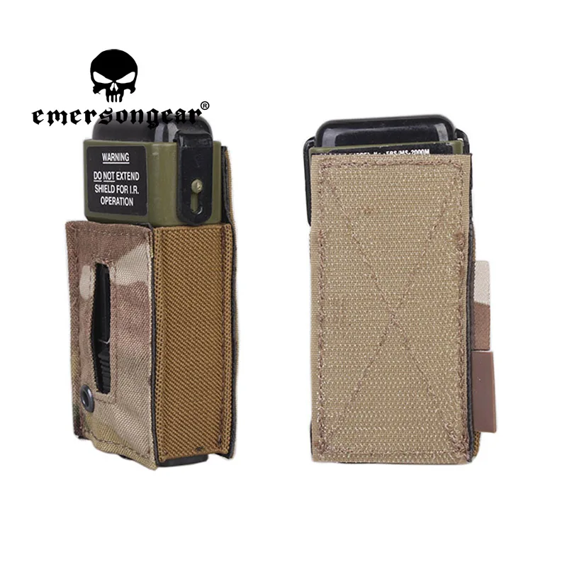 Emersongear-bolsa protectora táctica MS2000 con luz estroboscópica, portador de marcadores de socorro para casco, Milsim, senderismo, caza, nailon - imagen 2