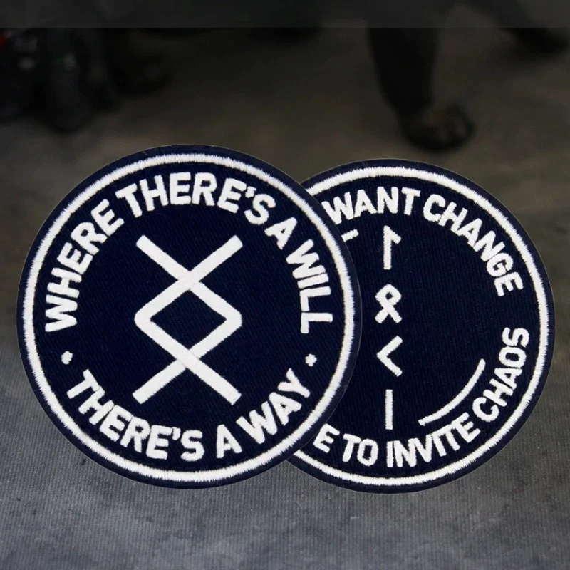 Parche táctico con citas inspiradoras militares, bordado de gancho y bucle, insignia de moral en la mochila - imagen 2