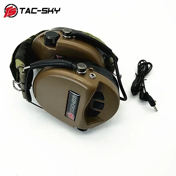 Orejeras protectoras para caza y tiro al aire libre, para auriculares tácticos MSASORDIN IPSC Edition + almohadillas de Gel para tiro electrónico - imagen 4