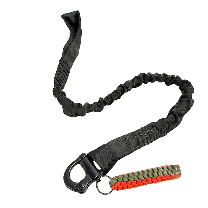 Eslinga militar táctica de liberación rápida para pistola, cordón de seguridad, eslinga para Rifle Airsoft, cuerda de nailon, correa elástica, accesorios para pistola de caza - imagen 2