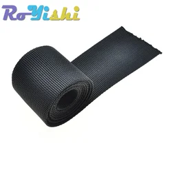 Cinta nailon MOLLE negra resistente para cinturón y mochila táctica