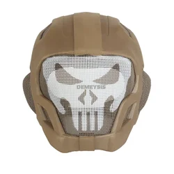 Casco tactico ajustable con malla de acero para Paintball exteriores