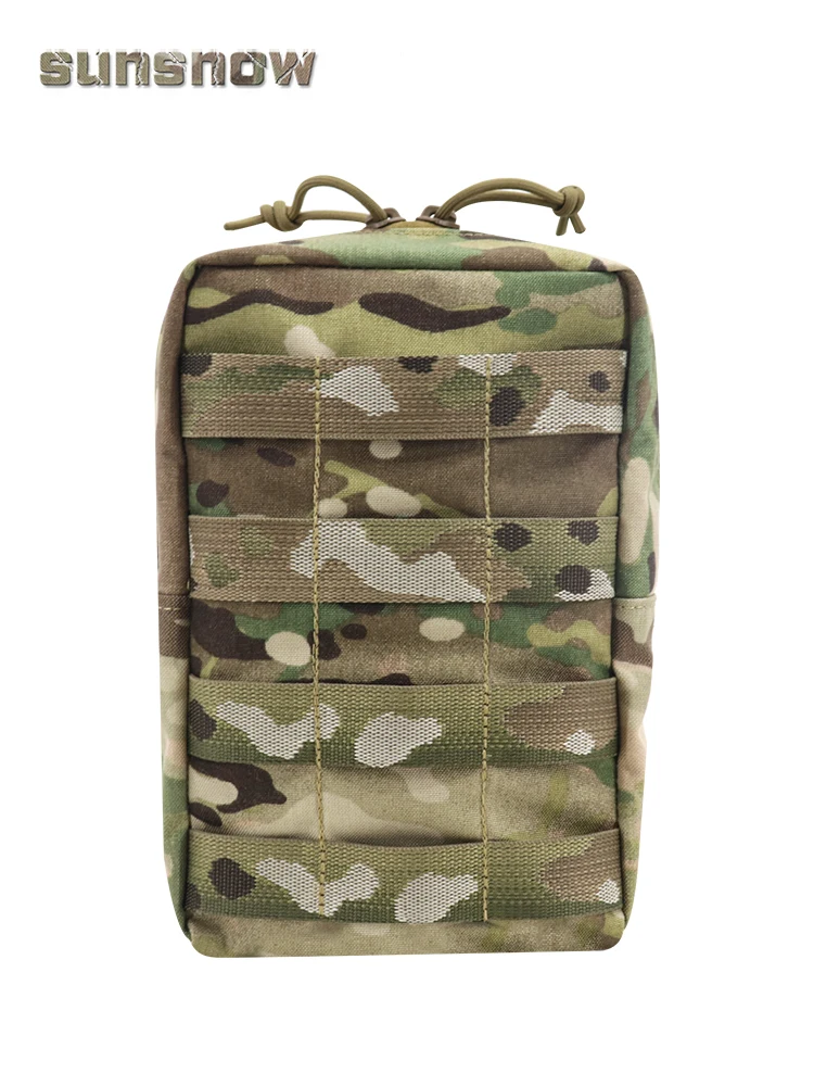 Chaleco táctico para deportes al aire libre, bolsa vertical MOLLE, bolsa larga para artículos diversos - imagen 5