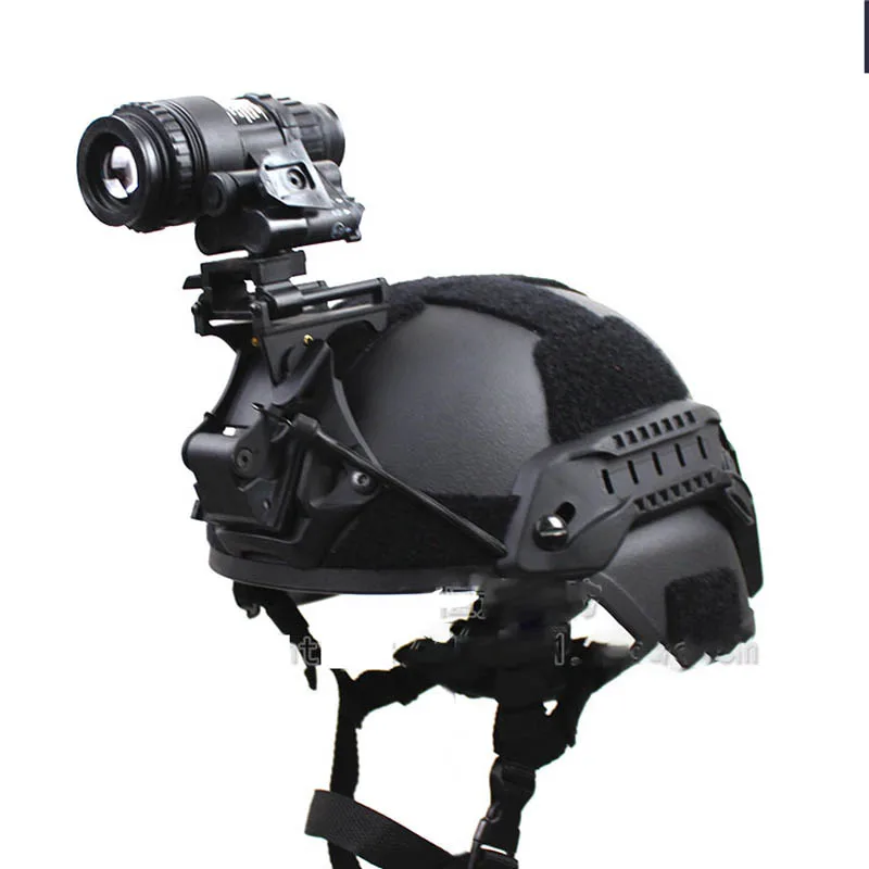 Kit de montaje de casco rápido para caza táctica, Monocular PVS18, modelo de visión nocturna, juego de camión volquete de aleación de aluminio, soporte para casco - imagen 3