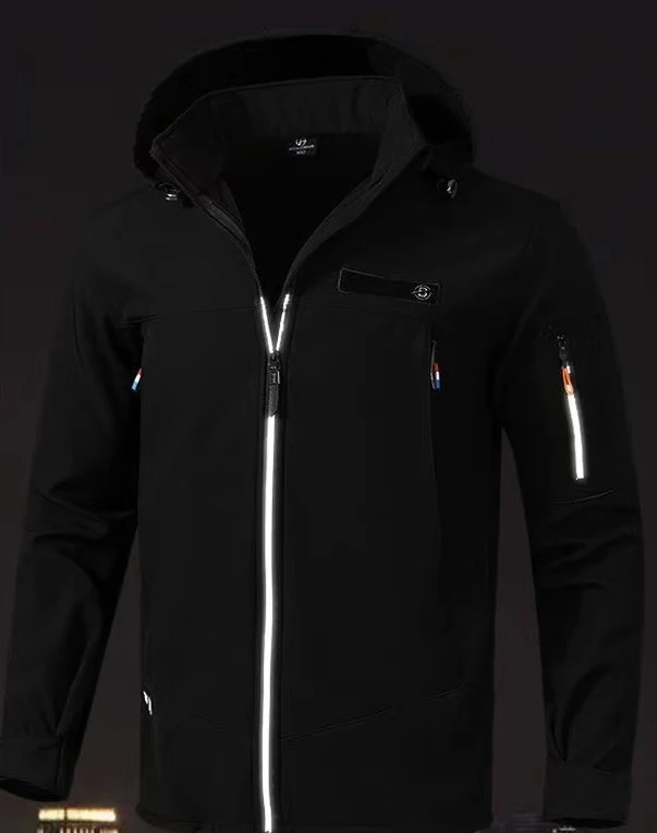 Pantalones de lana de invierno para hombre, chaquetas impermeables, Abrigo con capucha, chándal de piel de tiburón, pesca, senderismo, Camping, pantalones de escalada, trajes de esquí - imagen 5