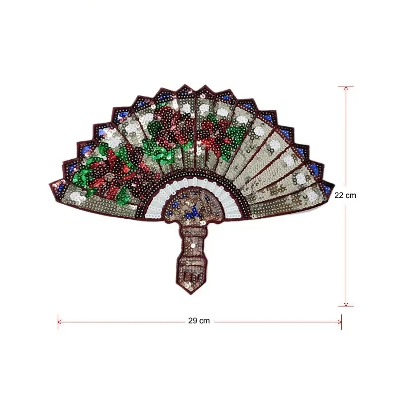Parches de lentejuelas para ropa, apliques de personajes de dibujos animados mexicanos, insignia de cuentas de ojos, apliques, pegatina termoadhesiva, parches termoadhesivos - imagen 5