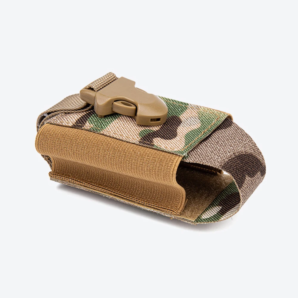 Tactical 40MM Grenade Molle Pouch PTT Walkie Talkie Holder Flashlight Radio Holster Combat Belt Hunting Vest Accessories - imagen 2