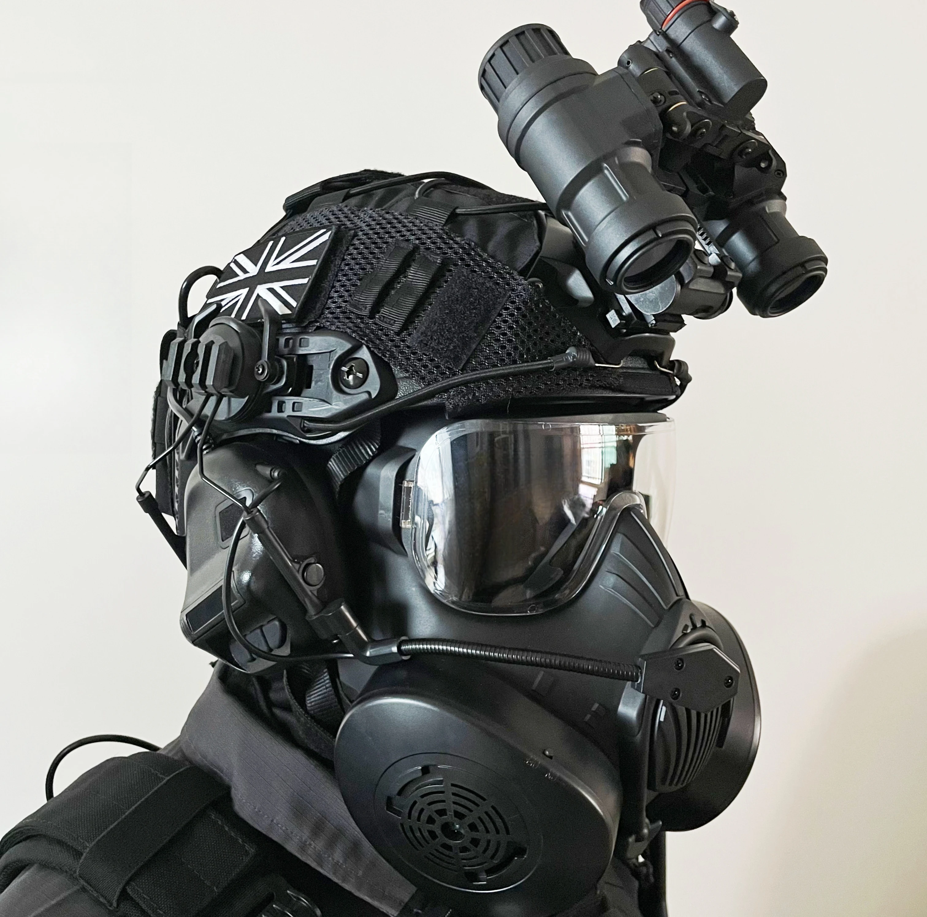 Casco táctico rápido para exteriores, conjunto completo de máscara de estilo para COSPLAY - imagen 5