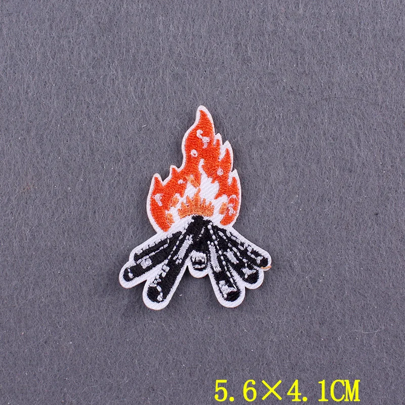 Parches de aventura para ropa, pegatinas para acampar, parches para planchar en la ropa, rayas, gancho de viaje DIY, insignias de bucle en mochila - imagen 4