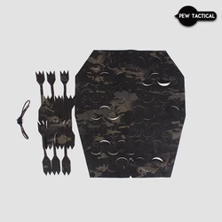 PEW Tactical Predator Funda Ghillie camuflaje para casco táctico