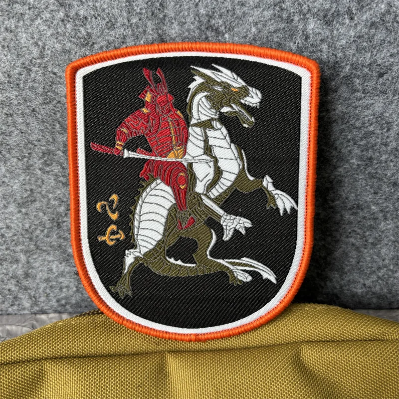 Parche de tela de caballo de granja misteriosa para ropa, insignias de moral táctica, parches militares con gancho y bucle, apliques adhesivos para mochila